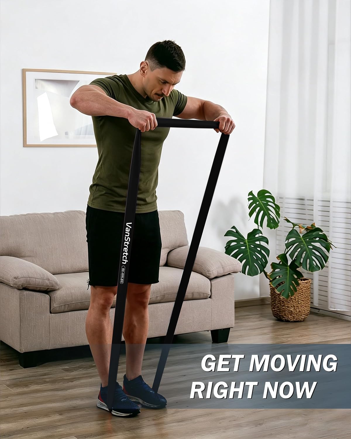 Detalle 2 de VanStretch RB00B5 Resistance Bands, Natural Rubber, Five Levels
