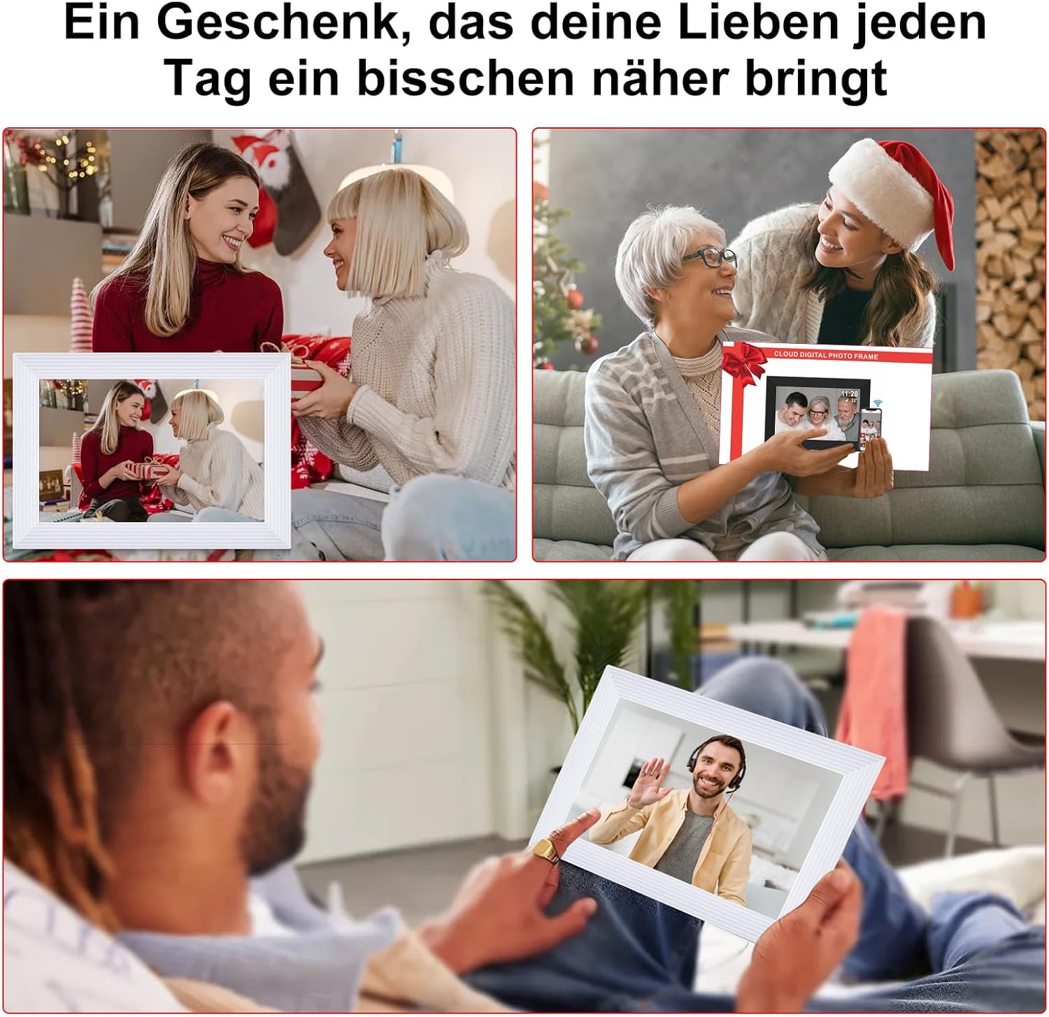 Thumbnail 6 de Frameo Digitaler Bilderrahmen 10,1 Zoll
