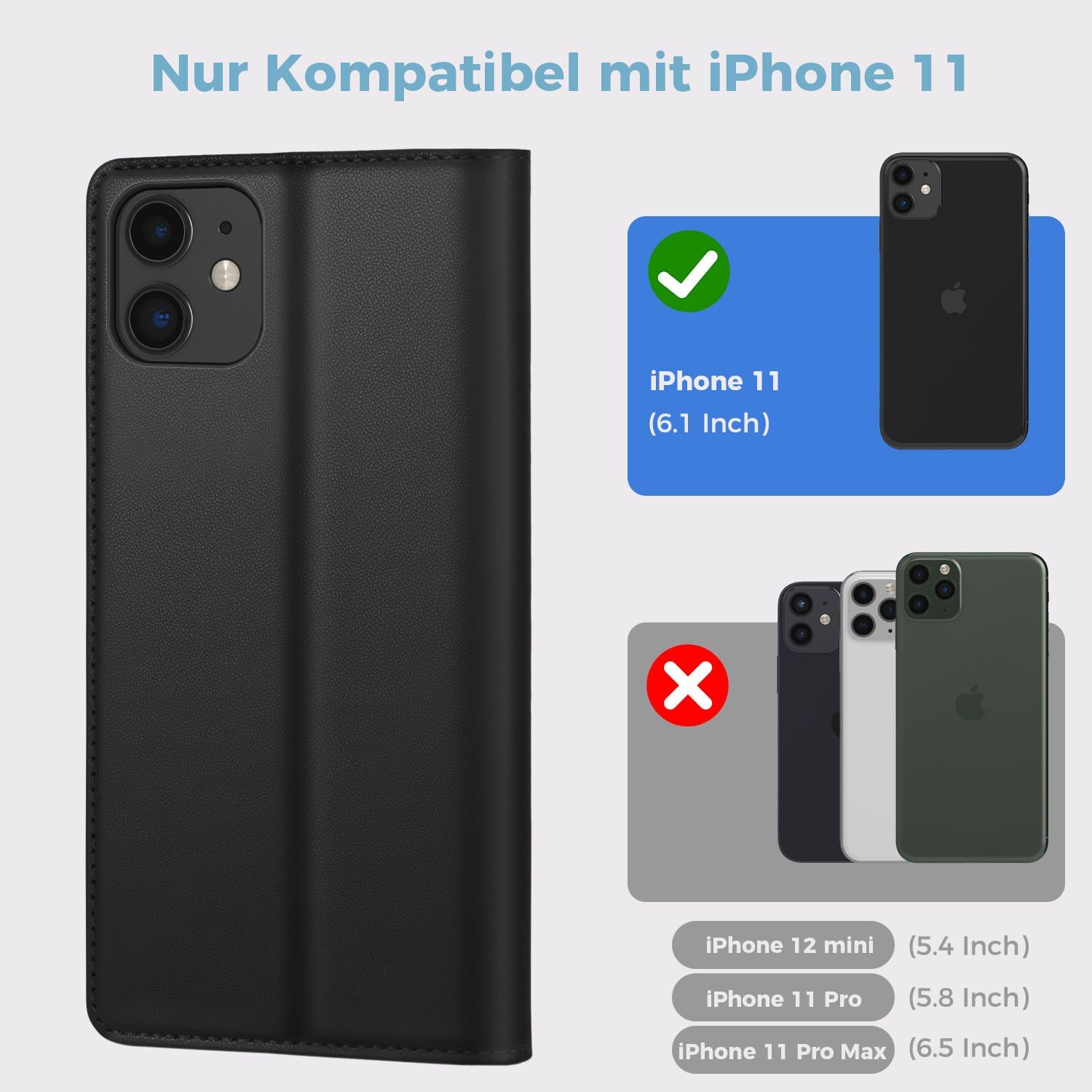 Thumbnail 6 de Thorhülle Premium Lederhülle für iPhone 11