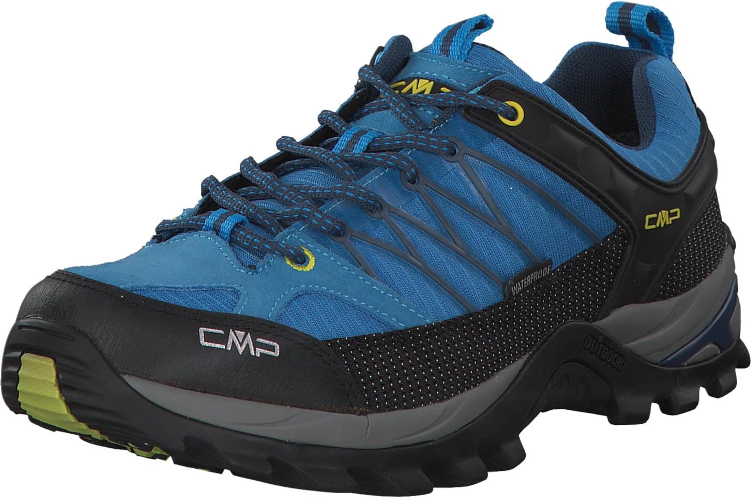 Detalle de CMP Rigel Low Trekking Shoes Wp: Scarpe da trekking uomo impermeabili, Antracite-Limegreen, 41 EU