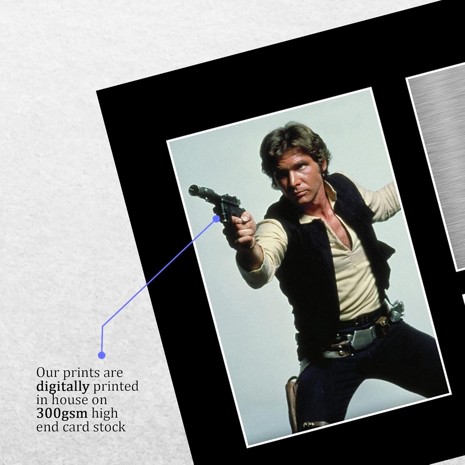 Thumbnail 3 de HWC Trading Harrison Ford Gift Signed A4 Printed Autograph Photo