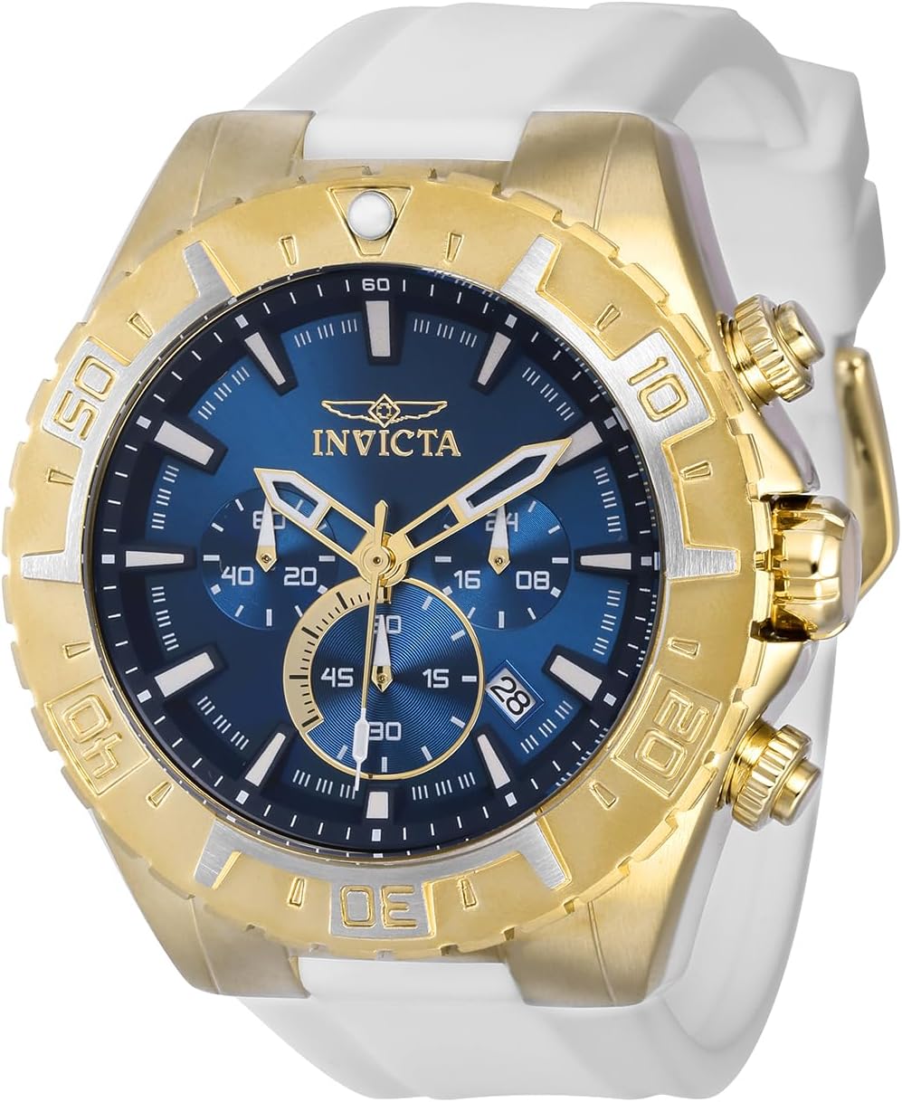 Thumbnail 5 de Invicta Aviator Homme 49 mm - Montre quartz en acier inoxydable, cadran bleu