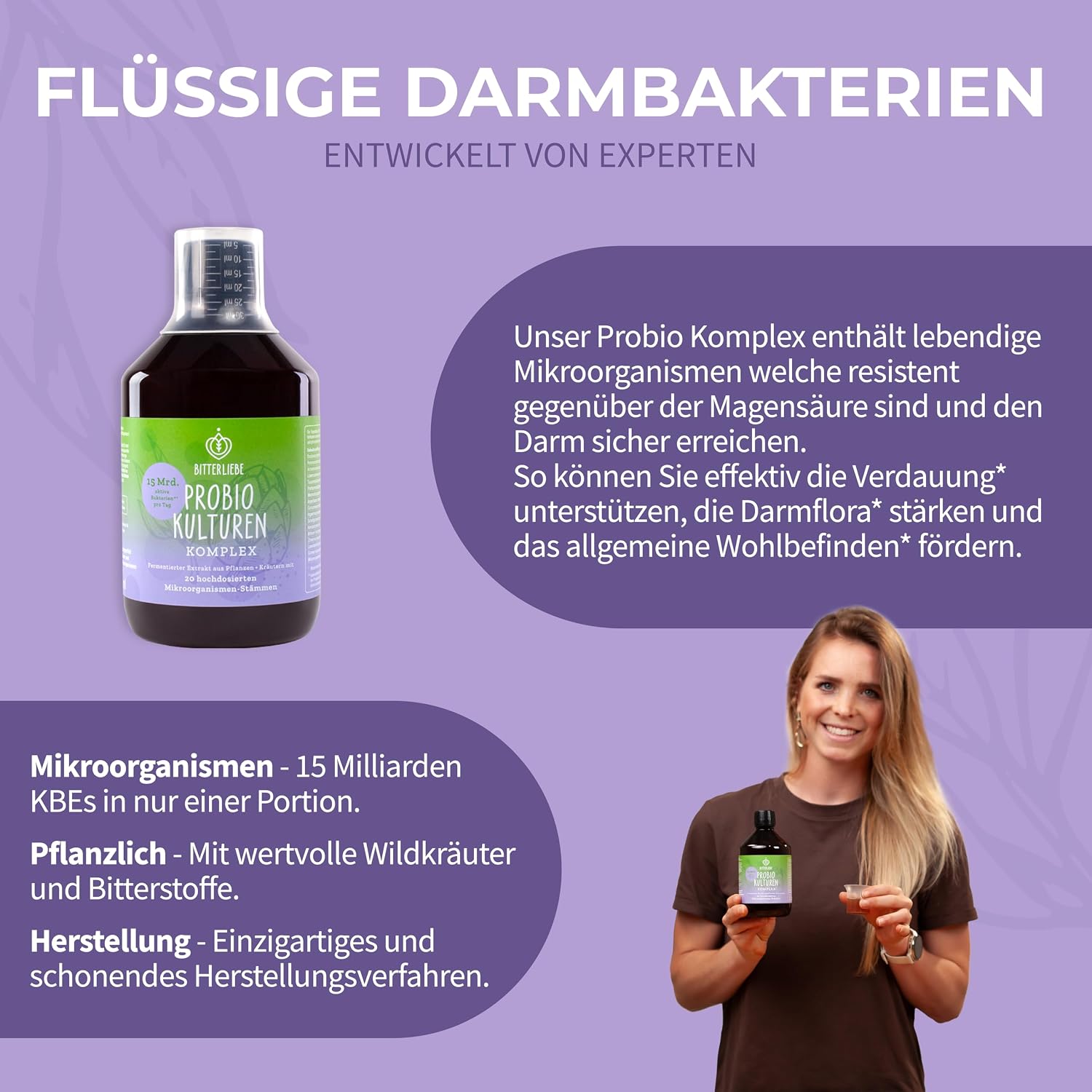 Thumbnail 5 de Bitterliebe Probio-Kulturen 15 Milliarden đ