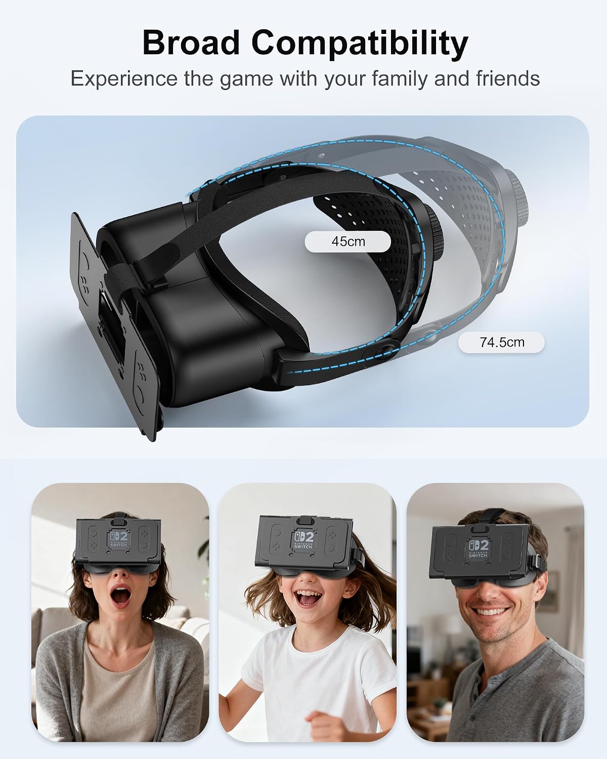 Detalle 1 de Nintendo Switch 2 VR Headset 2025 adjustable lenses