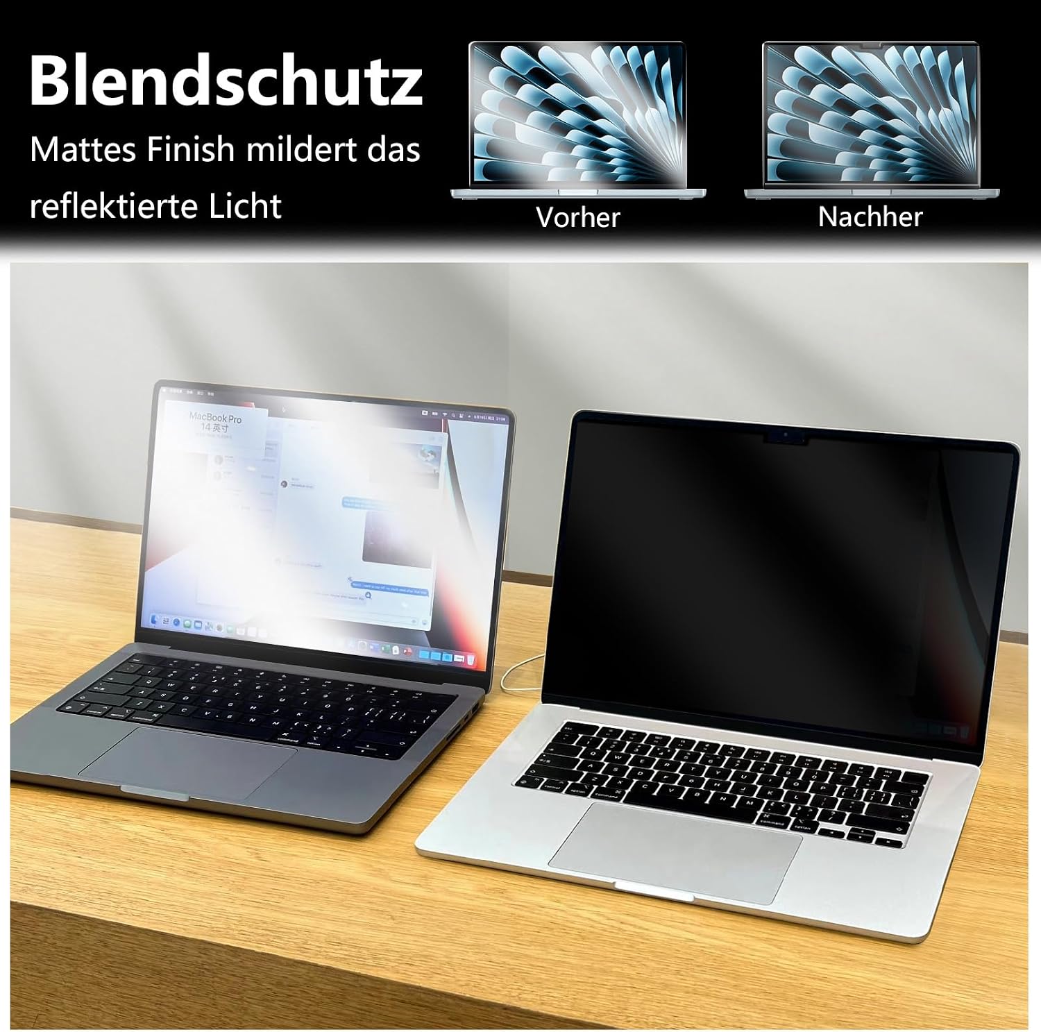 Thumbnail 5 de LUSA DESIGN 360° Blickschutzfolie MacBook 14 Zoll