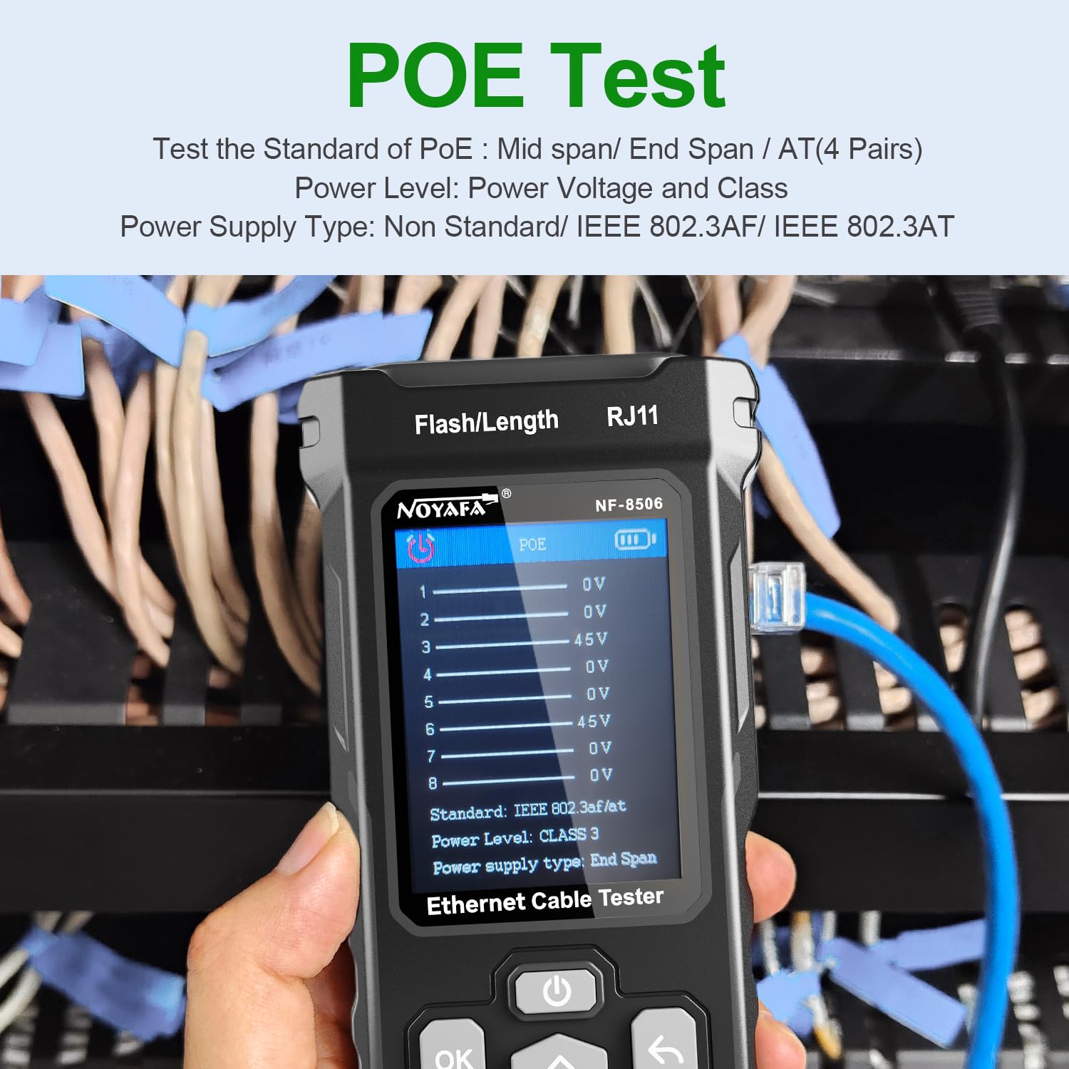Thumbnail 3 de NOYAFA NF-8506 Netzwerktester
