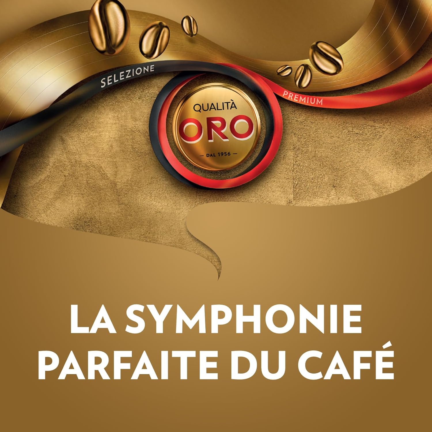 Detalle de Lavazza Café Moulu Qualità Oro 100 % Arabica – Esprit italien, Intensité 5, 2x250 g