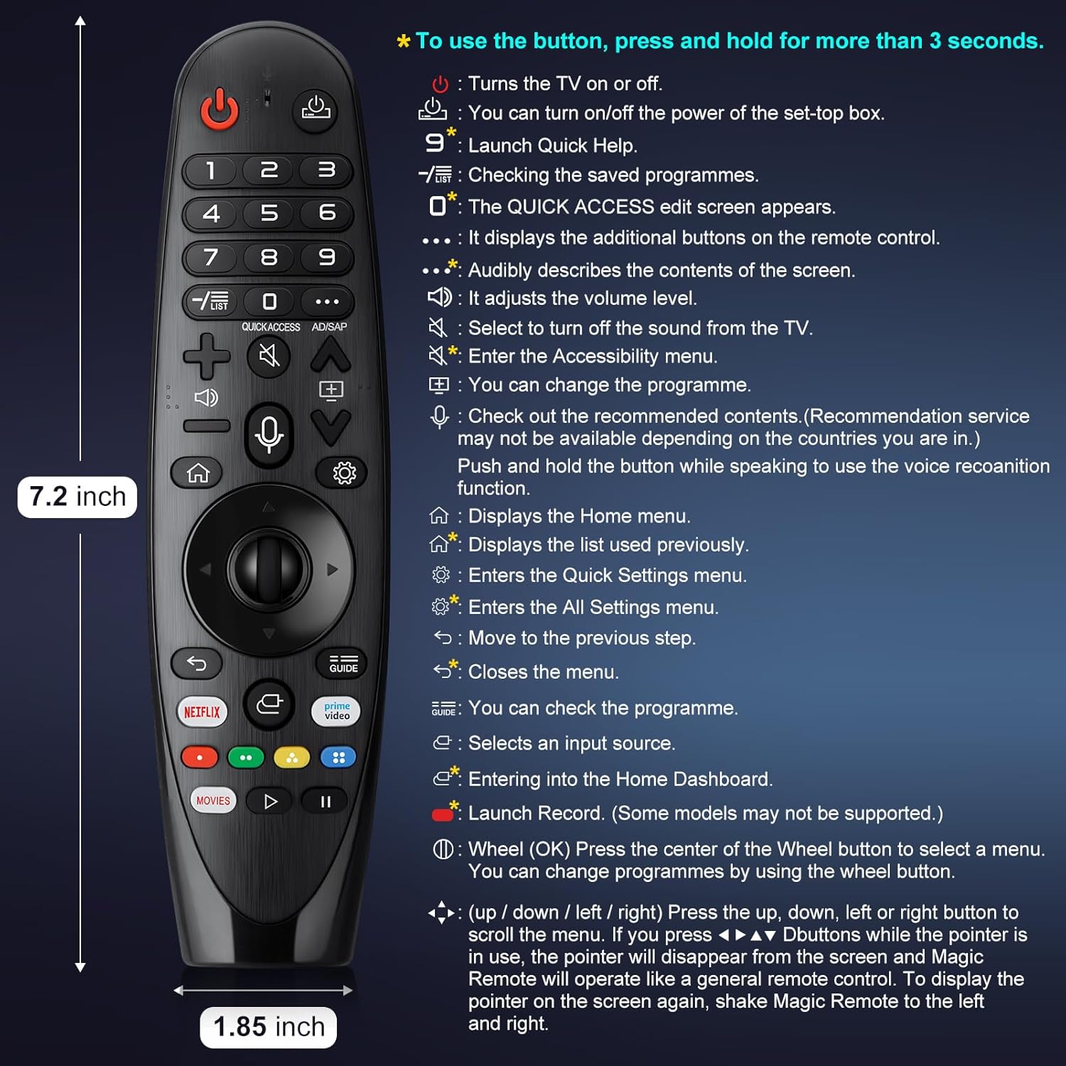 Thumbnail 6 de LG Magic Remote replacement for LG TV