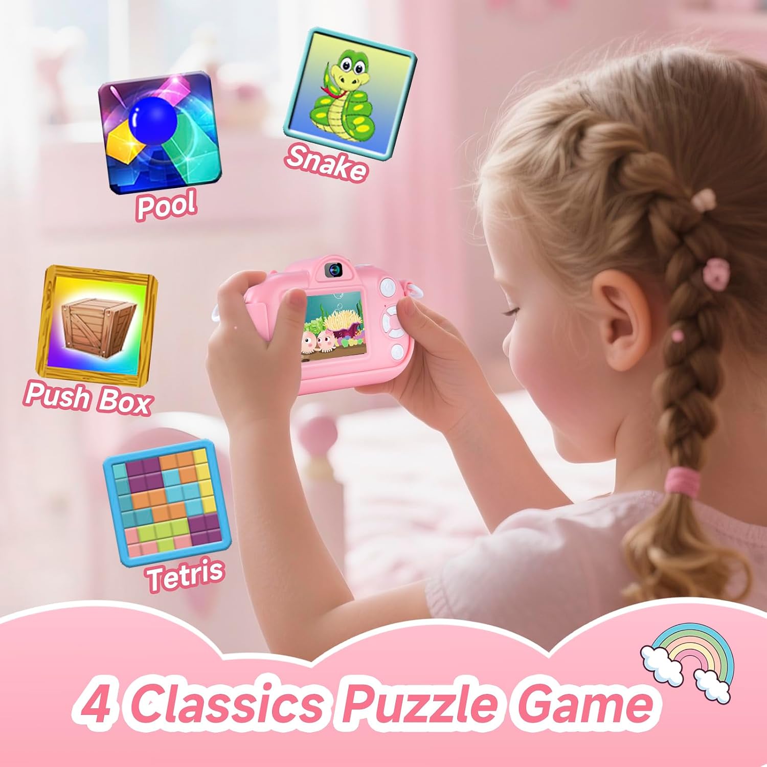 Thumbnail 5 de Kids Camera 1080P Digital with 32GB Card