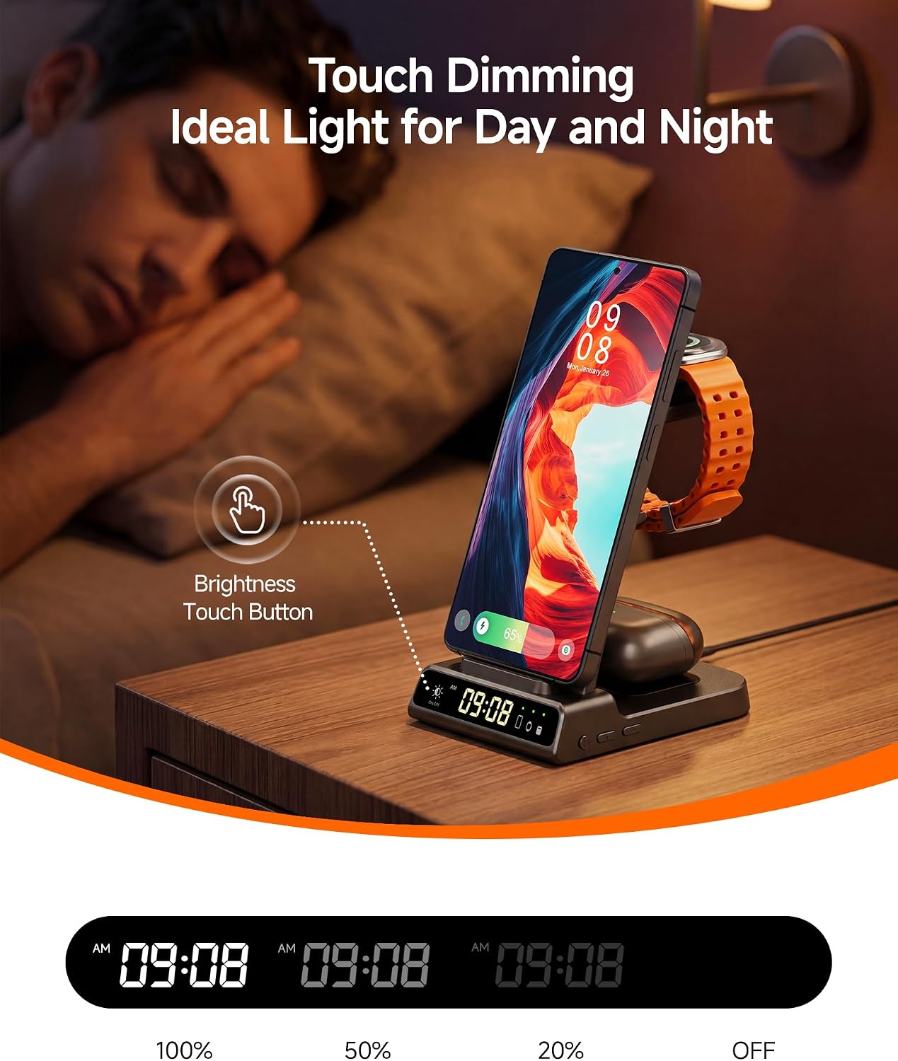 Thumbnail 2 de 3-in-1 Wireless Charging Station 1.5m