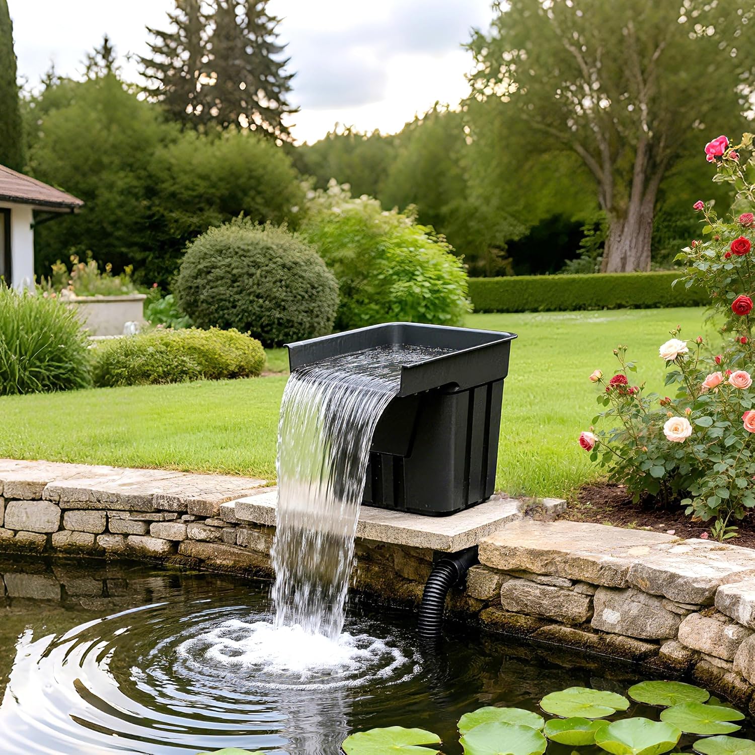Thumbnail 6 de Biling Pond Waterfall Filter Kit with 4500L/H Pump and Stainless Steel Shelf