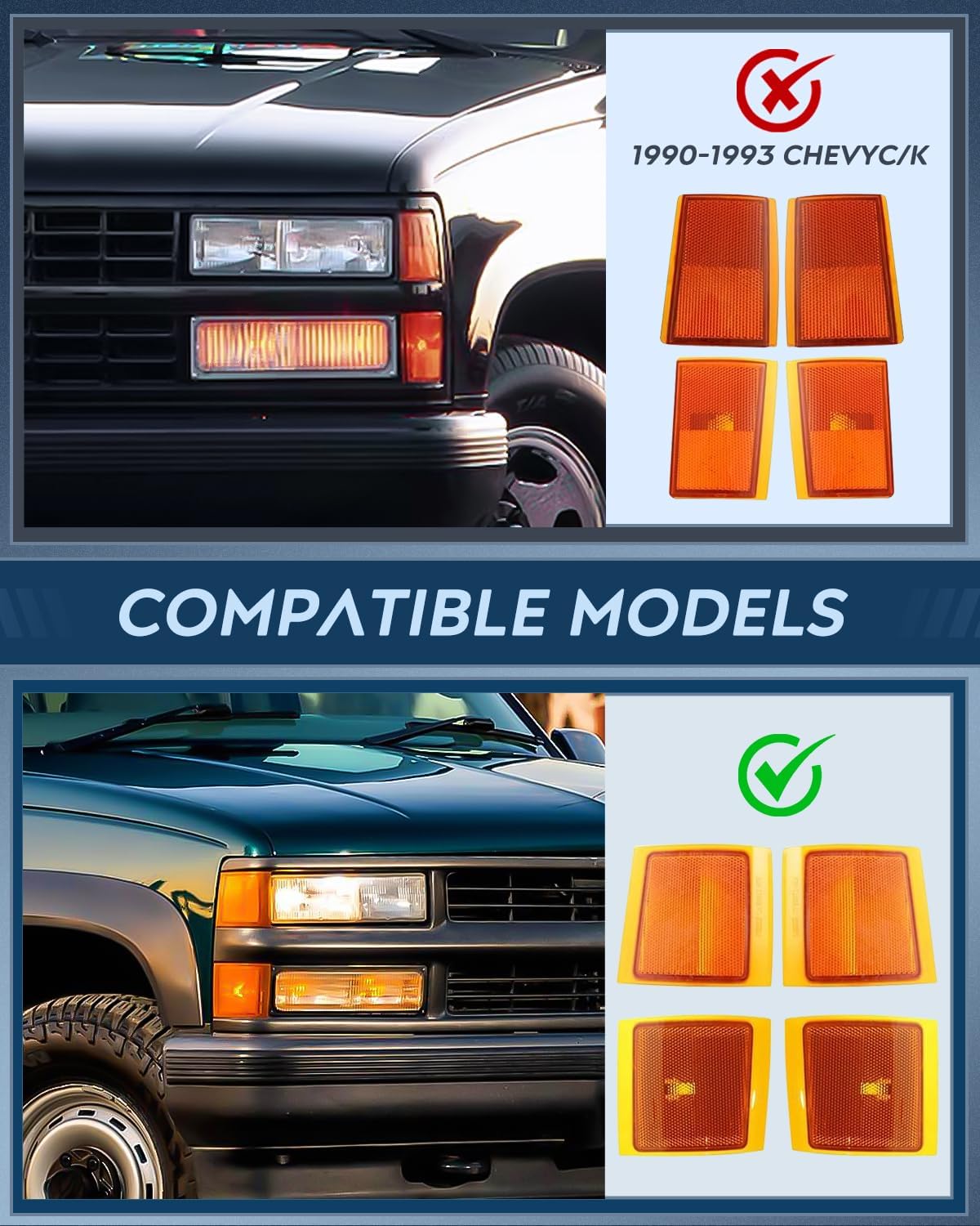 Detalle 2 de Nilight headlight taillight combo 1994-1998