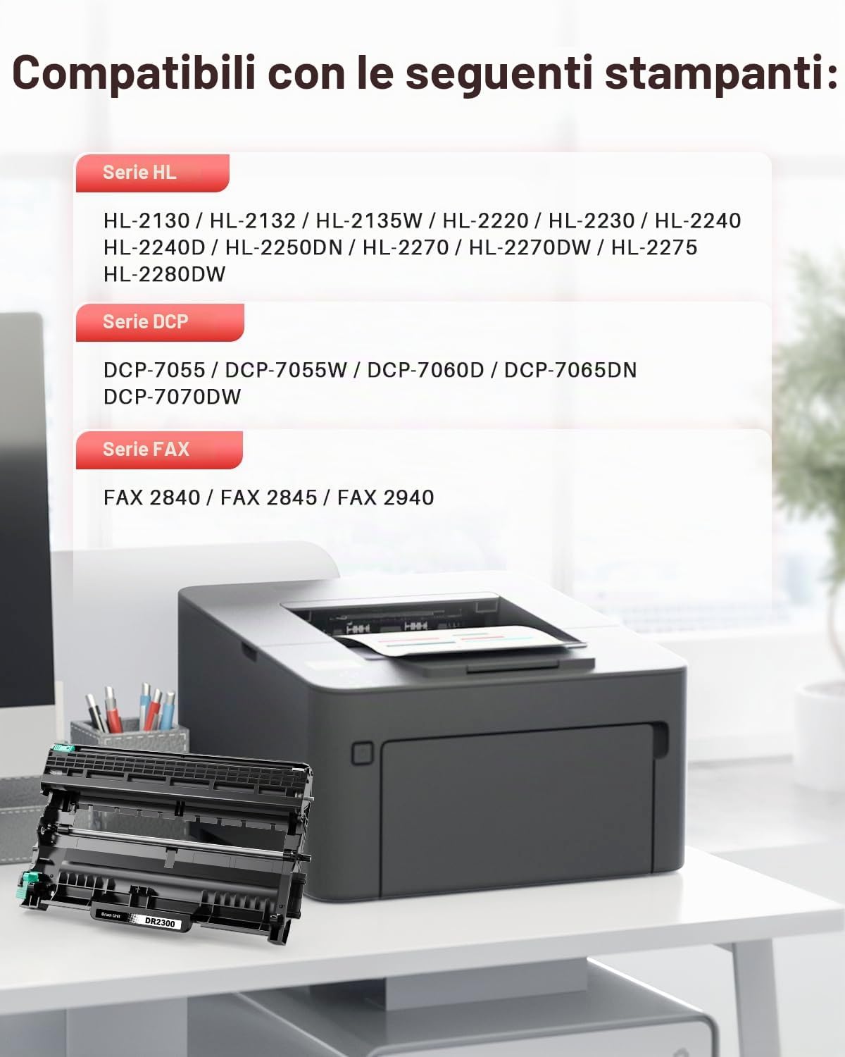 Detalle 2 de Halloya DR2200 Tamburo compatibile Brother DR2200