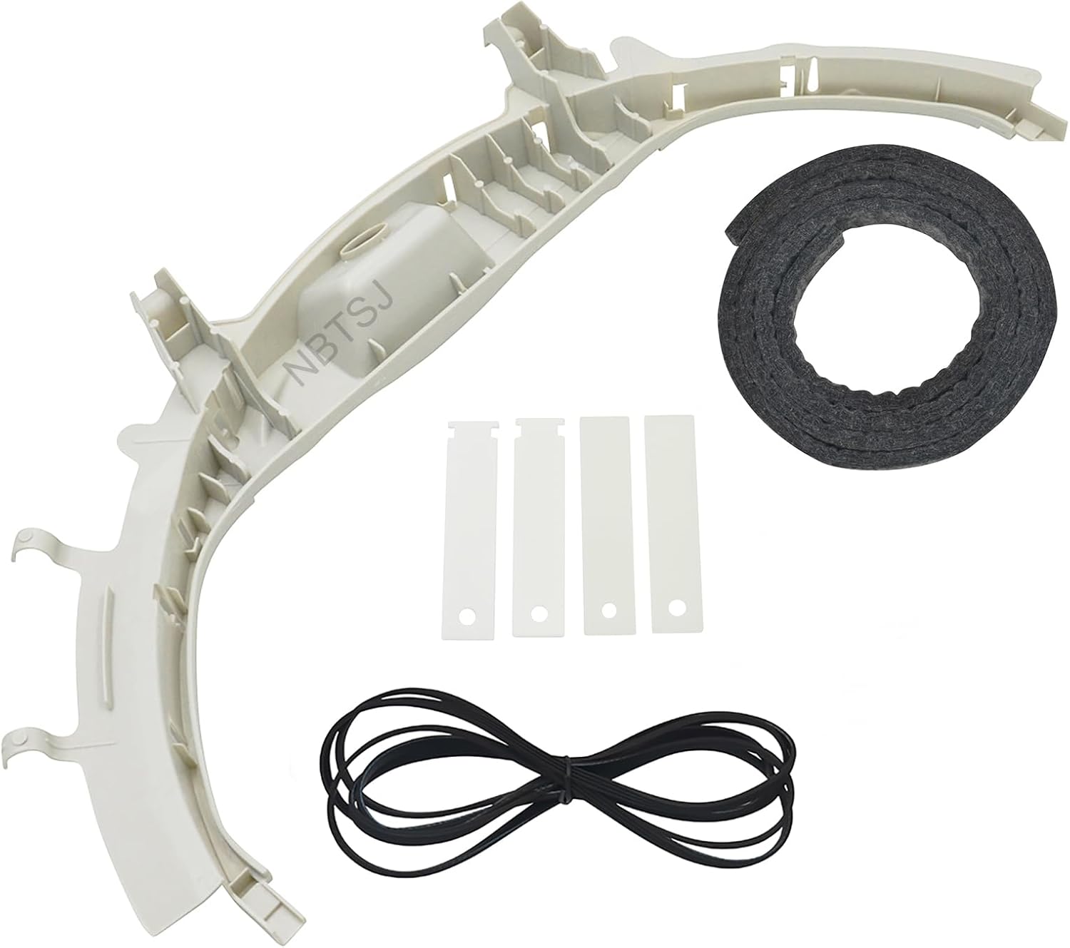 Detalle de NBTSJ WE49X20697 Dryer Front Drum Bearing Kit with Belt, Felt, and Slides