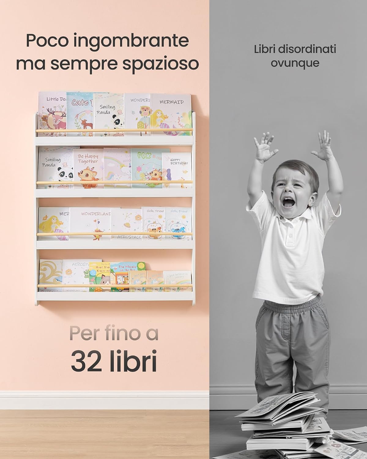 Thumbnail 5 de SONGMICS Libreria montessoriana 80 cm