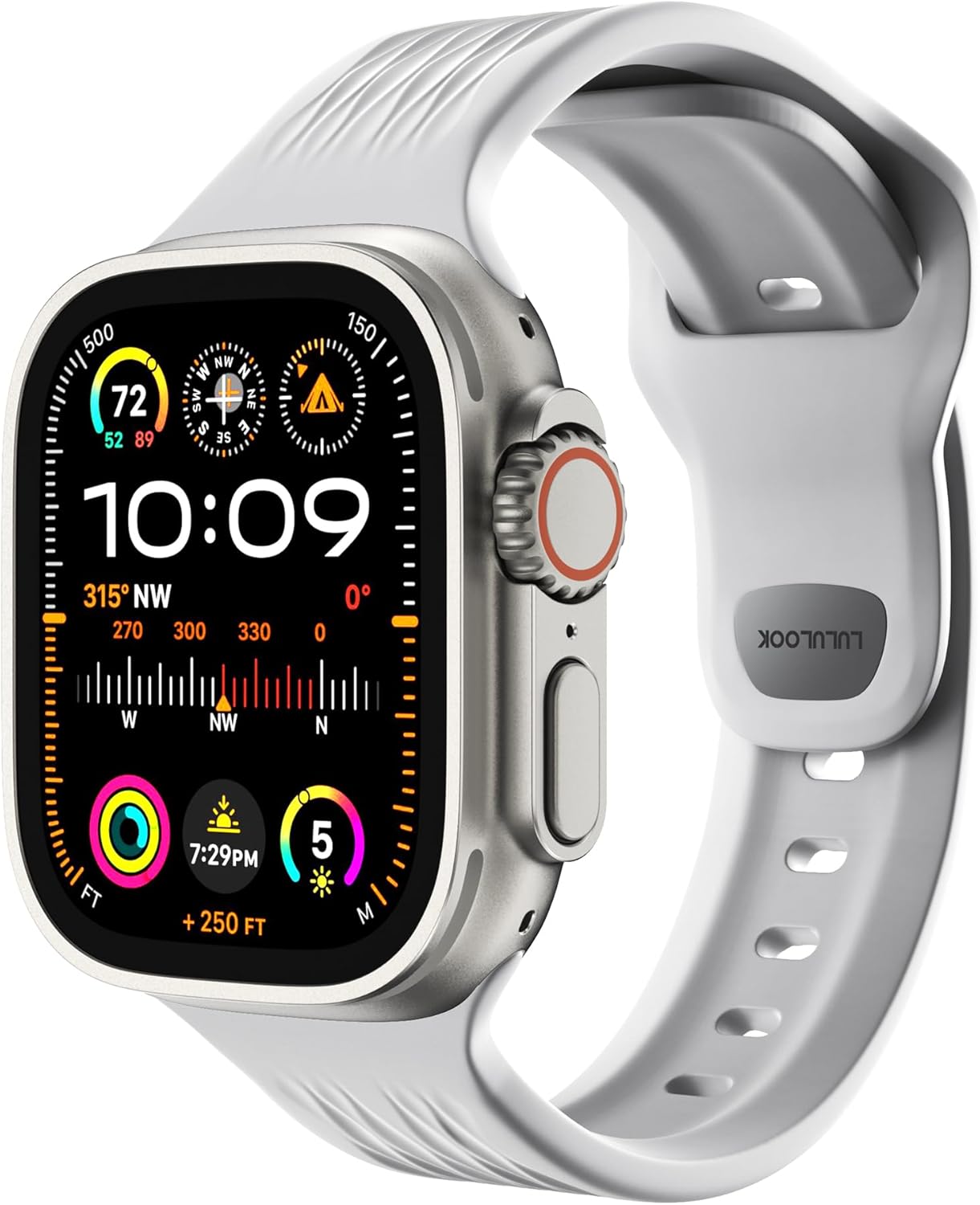 Thumbnail 6 de LULULOOK Sport Strap FKM for Apple Watch (49/46/45/44/42mm) breathable fluoroelastomer band