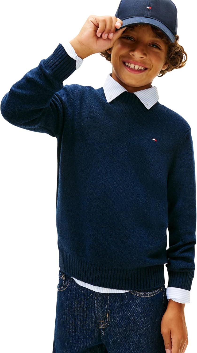 Thumbnail 6 de Tommy Hilfiger Lambswool CN Sweater Kb0kb10348 per Bambini e Ragazzi