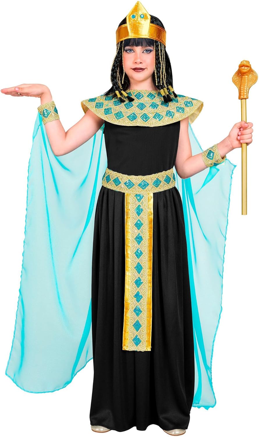 Thumbnail 3 de W WIDMANN MILANO Party Fashion Cleopatra Kostüm für Mädchen (Taille 128)