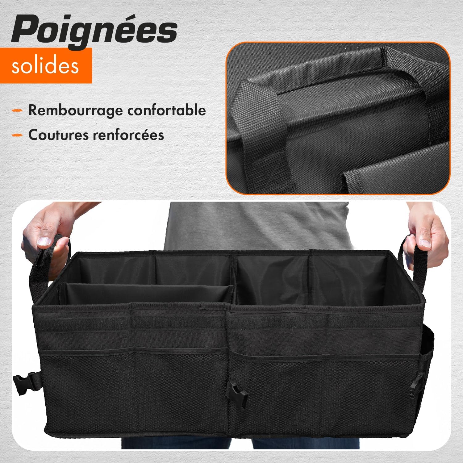 Thumbnail 5 de upgrade4cars Organisateur de Coffre Voiture Pliable