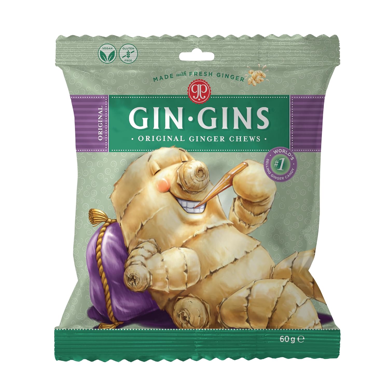 Thumbnail 6 de The Ginger People GIN GINS Spicy Apple 150 g 🍬
