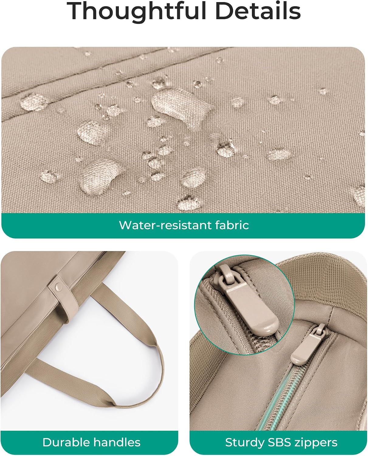Thumbnail 6 de bagsmart Large Foldable Tote Bag for Women