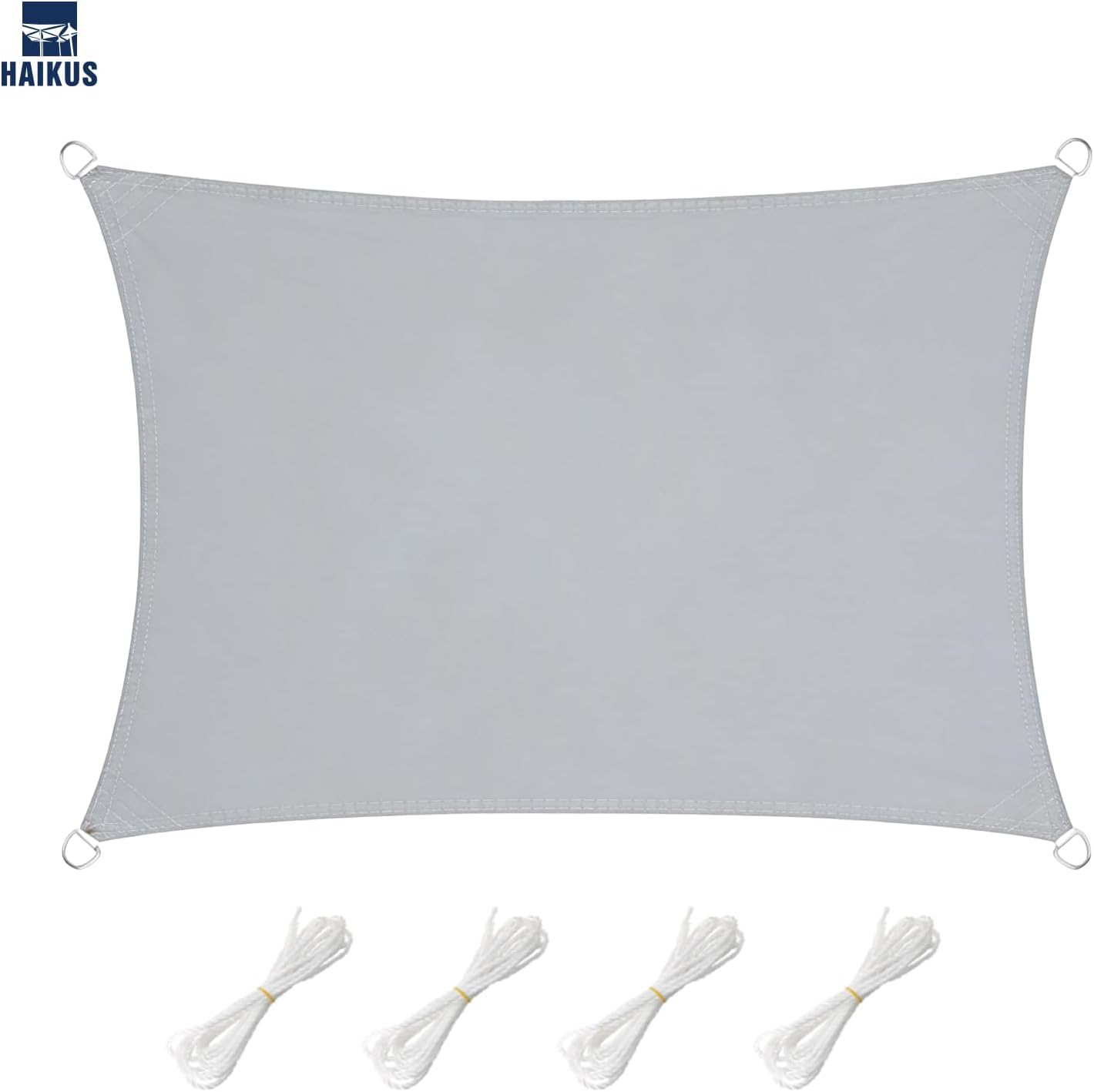 Thumbnail 1 de HAIKUS Tenda a vela impermeabile rettangolare 4x5 m con protezione UV 98% (telo grigio chiaro)