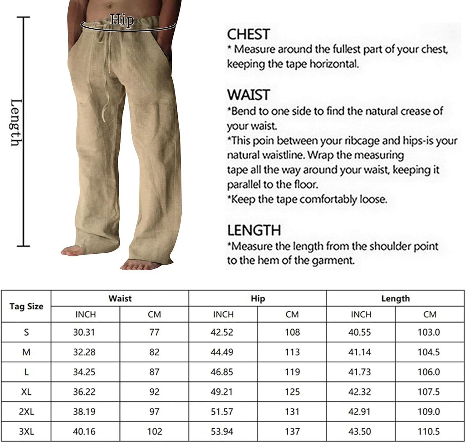 Thumbnail 5 de Litthing pantalones de lino para hombre