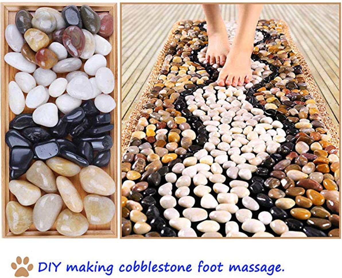 Thumbnail 4 de Hisredsun Multi Polished River Pebbles 3–5 cm 🪨