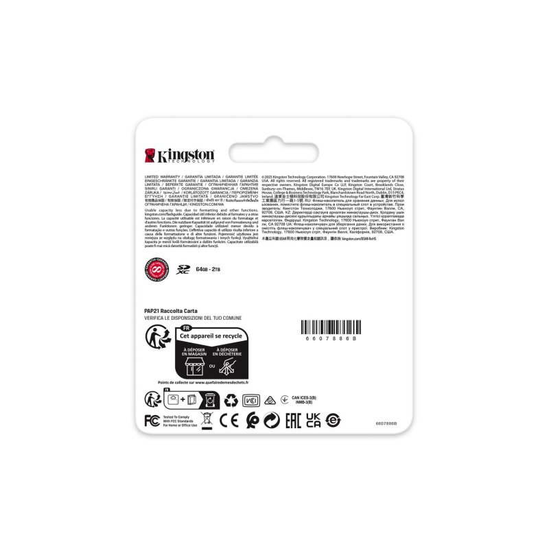 Detalle de Kingston Canvas React Plus 512GB SDXC UHS-II V60: alto rendimiento para creadores exigentes