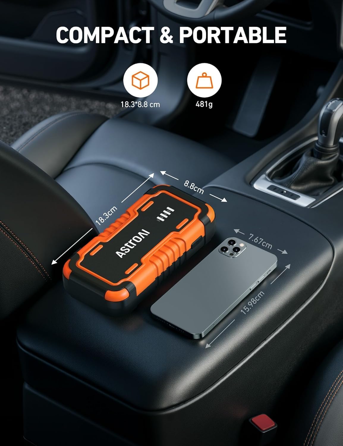 Thumbnail 6 de AstroAI P12 Starthilfe Powerbank 6000A