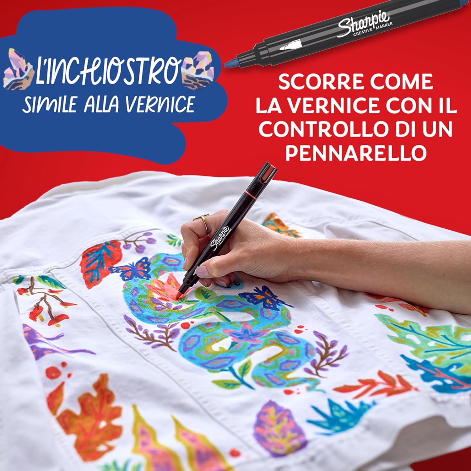 Thumbnail 5 de Sharpie Creative Marker pennarelli acrilici 12 pezzi 🎨