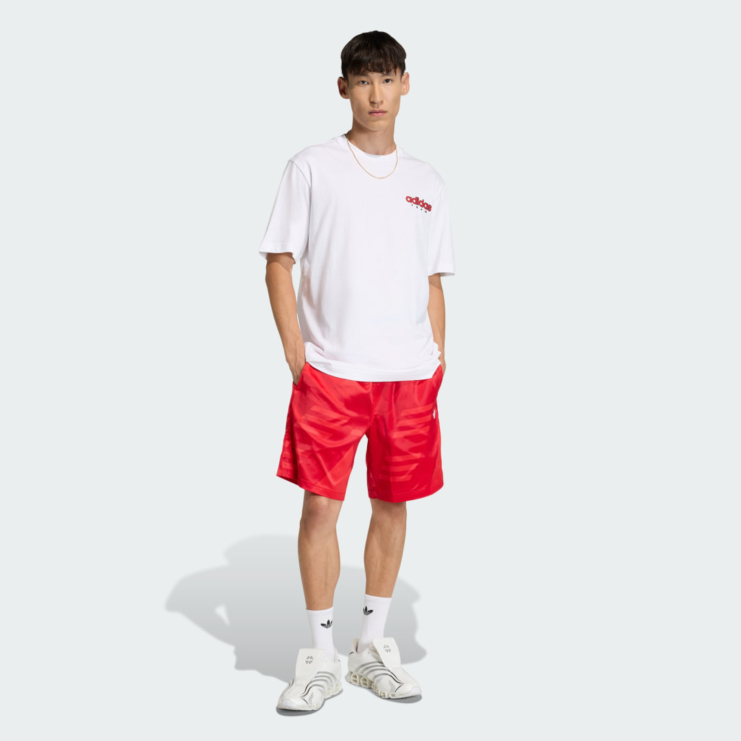 Detalle de Camiseta GFX de Adidas – Blanca