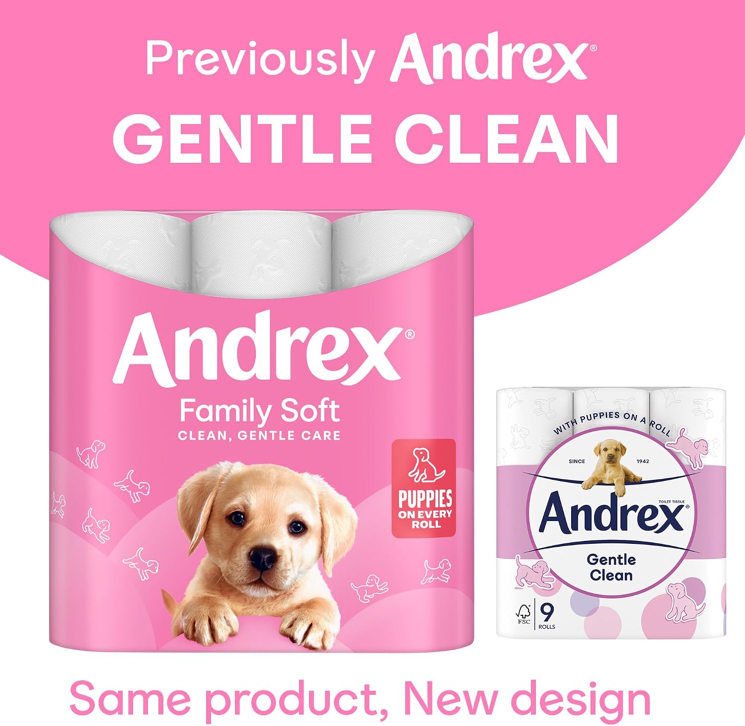 Thumbnail 2 de Andrex Family Soft Toilet Roll — 72 Rolls, Fragrance Free, FSC Certified