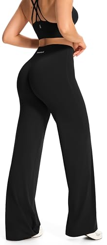 Detalle 2 de JOYSPELS Damen-Leggings in Schwarz, Größe M, Extra Lang, mit geradem Bein