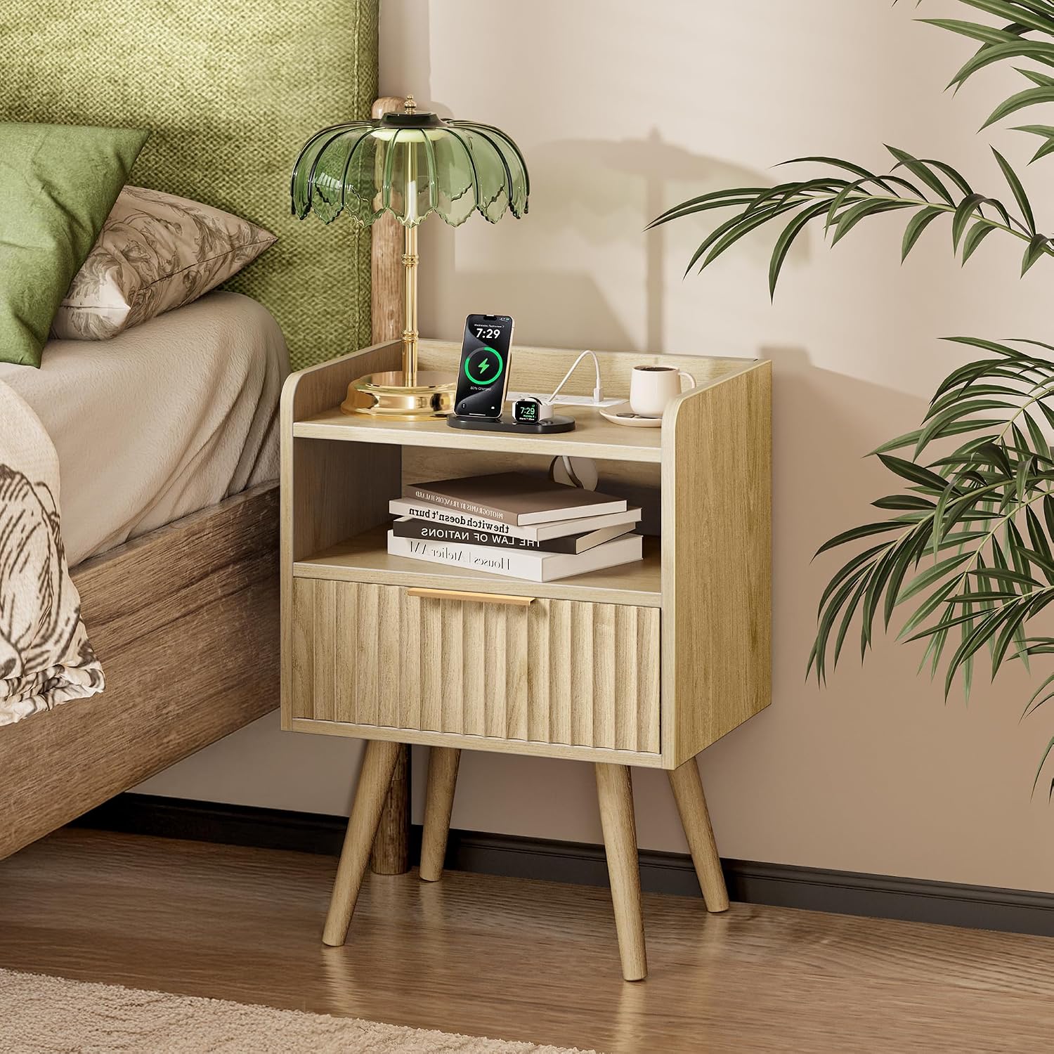 Detalle de Huuger Nightstand Set in Natural
