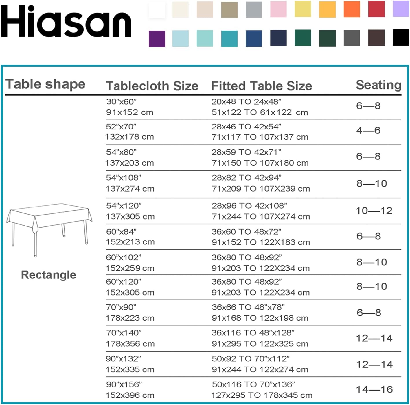 Thumbnail 4 de Hiasan Checkered Tablecloth Rectangle (Red & White Gingham) — Waterproof, Wrinkle-Resistant Polyester, 52 x 70 Inch