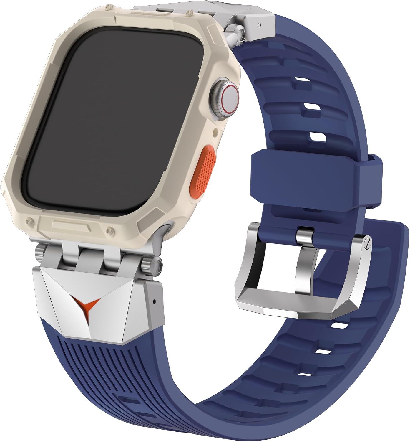 Detalle de Fullmosa Apple Watch Strap with Bumper Case for Series 9/8/7 (45mm) and SE/6/5/4 (44mm)