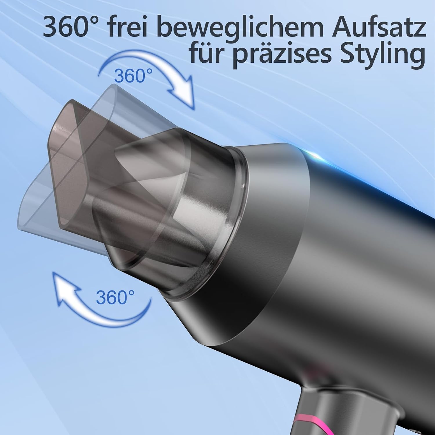 Thumbnail 5 de DEWILY Profi Föhn 1800W Ionen Klappbar