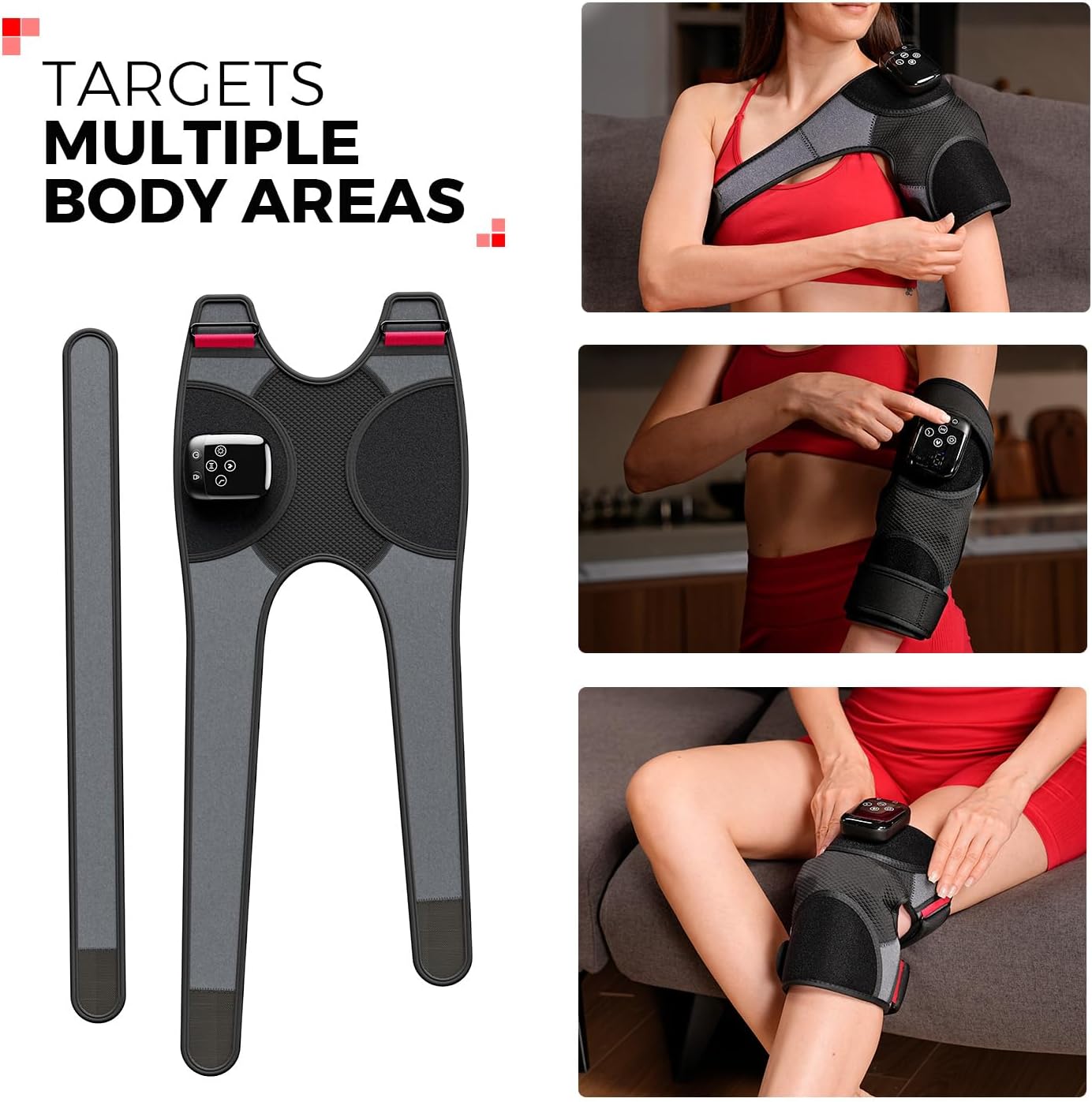 Thumbnail 1 de LTW Knee Massager with Heat and Red Light — Cordless 4-in-1 Knee Therapy