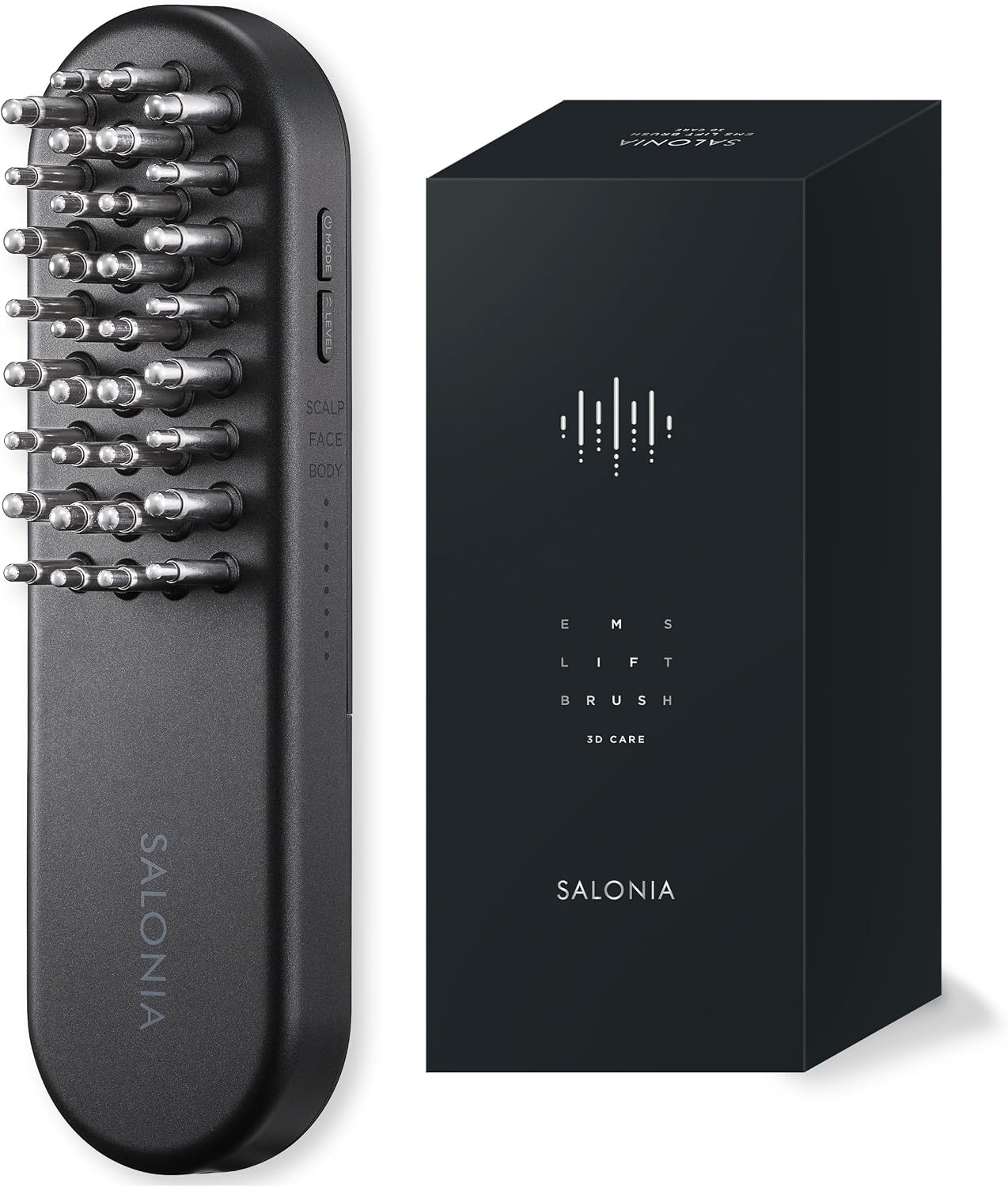 Imagen de SALONIA SAL24305BK EMS美顔器・電動頭皮ブラシ 3Dブレンドパルス搭載、8モード en OfertitasTOP