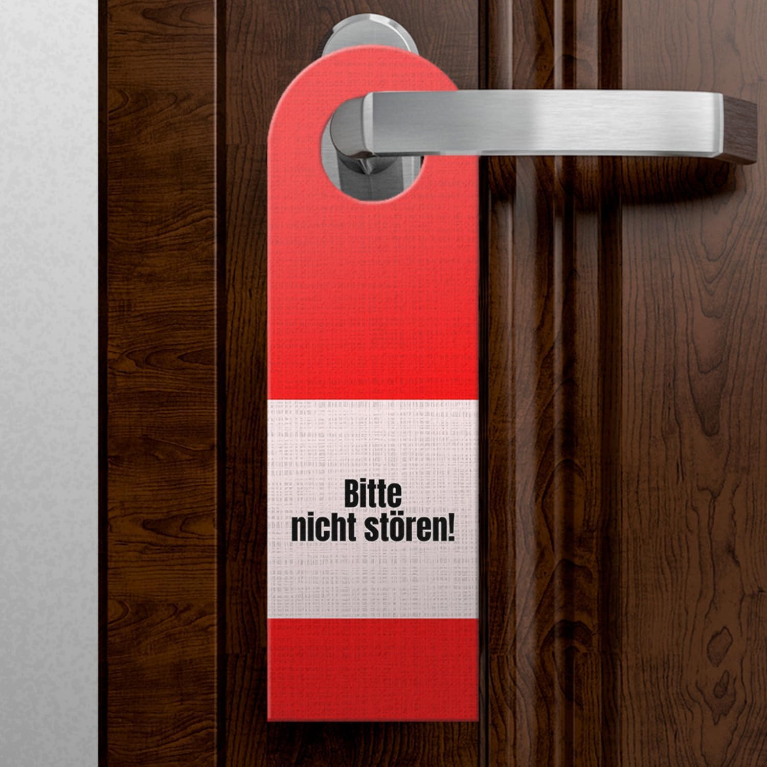 Thumbnail 5 de Bitte klopfen Türhänger Grün/Rot 8x27 cm