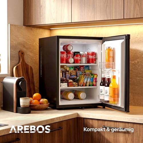 Detalle 2 de Arebos Mini Kühlschrank 40 L – leise, kompakt und flexibel einsetzbar