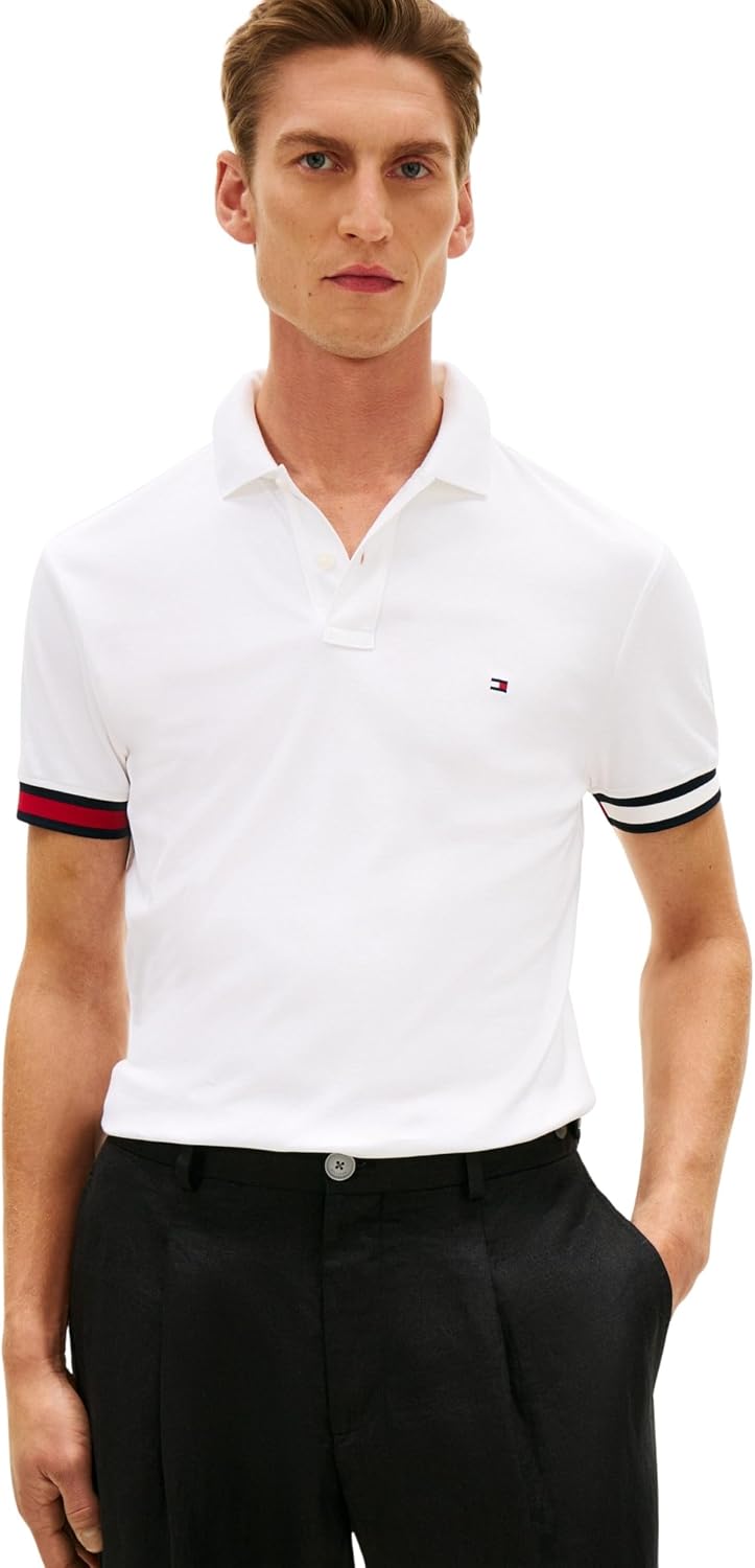 Detalle de Tommy Hilfiger polo slim in cotone 1