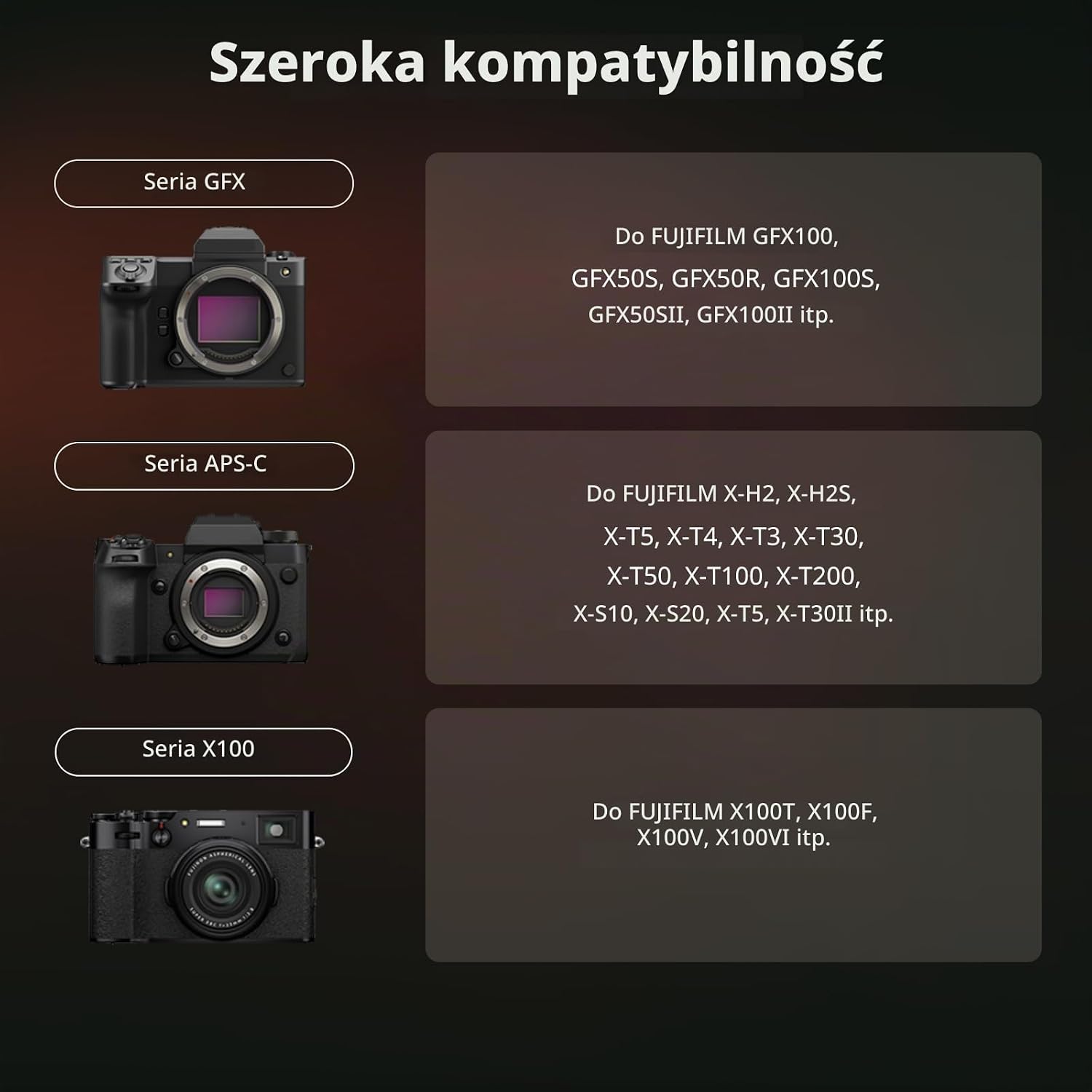 Detalle 2 de SMALLRIG 4697B – srebrna aluminiowa osłona gorącej stopki Fujifilm
