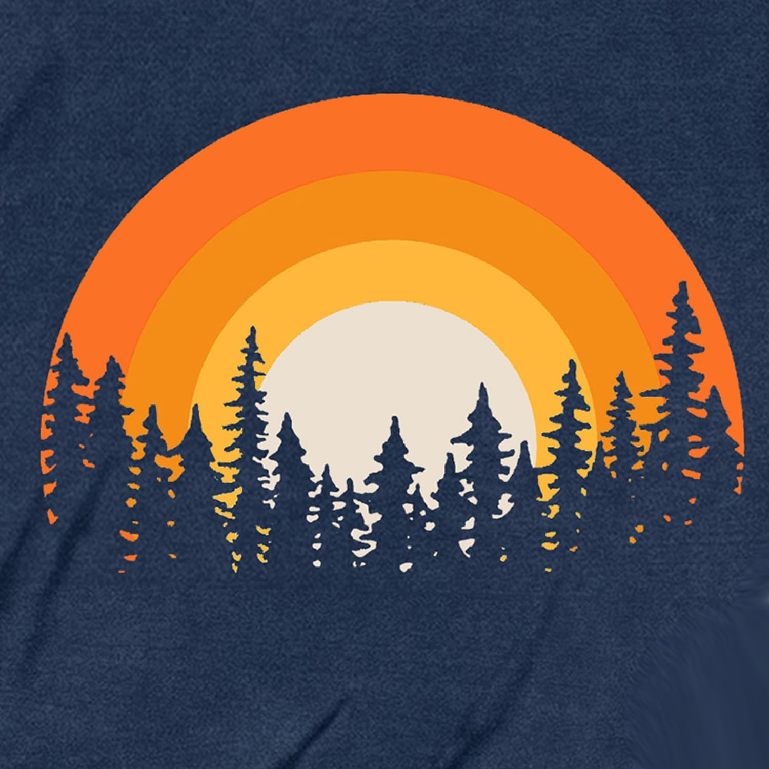 Thumbnail 4 de Qskall Hiking T Shirts for Women – Forest & Sunset Adventure Tee