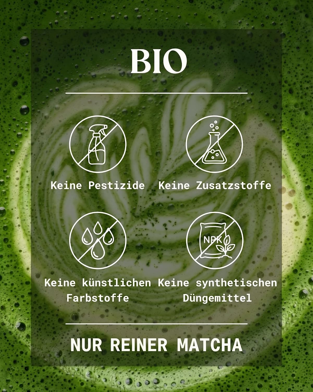 Detalle 2 de NaturaleBio Matcha Tee Pulver Bio aus Japan (Uji, Kyoto) – 200 g für Latte, Smoothies & Matcha-Getränke