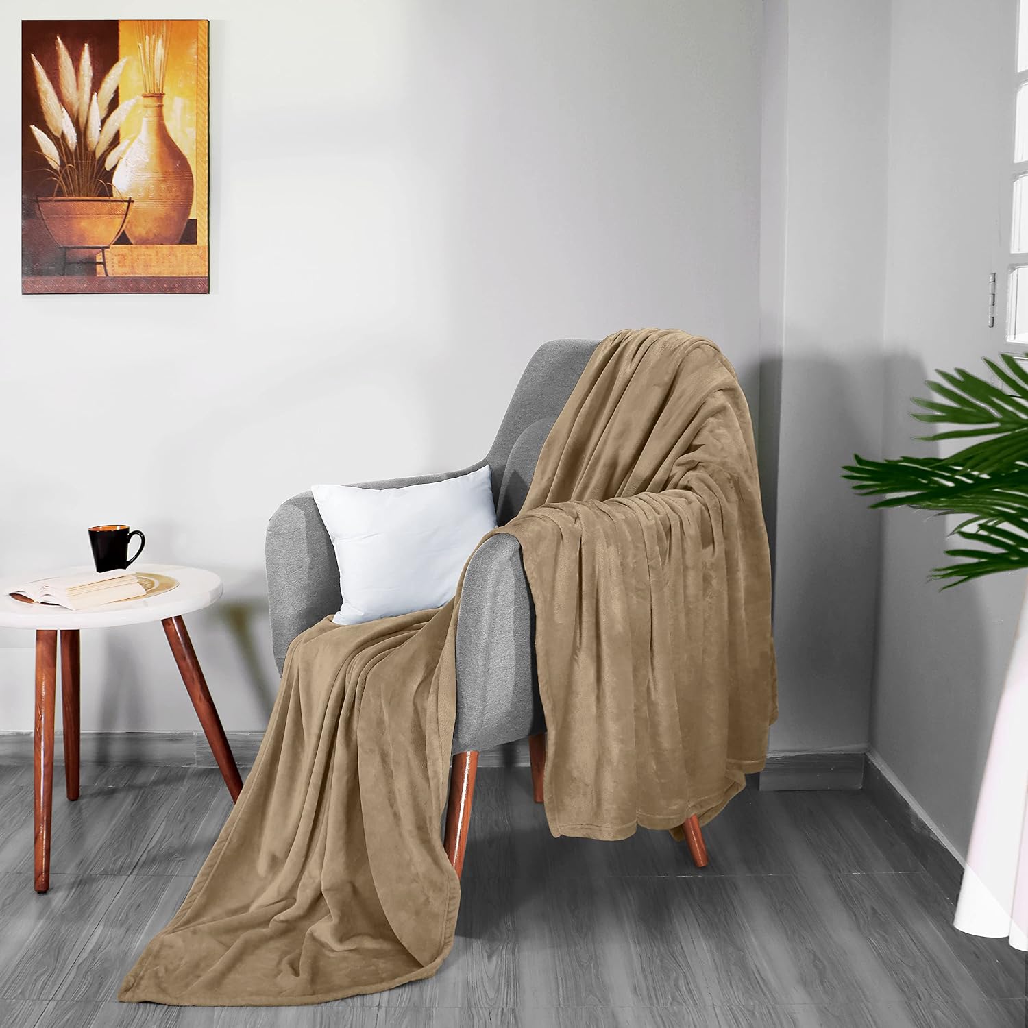 Thumbnail 6 de Utopia Bedding Kuschelige Fleecedecke 228x228 Kamel