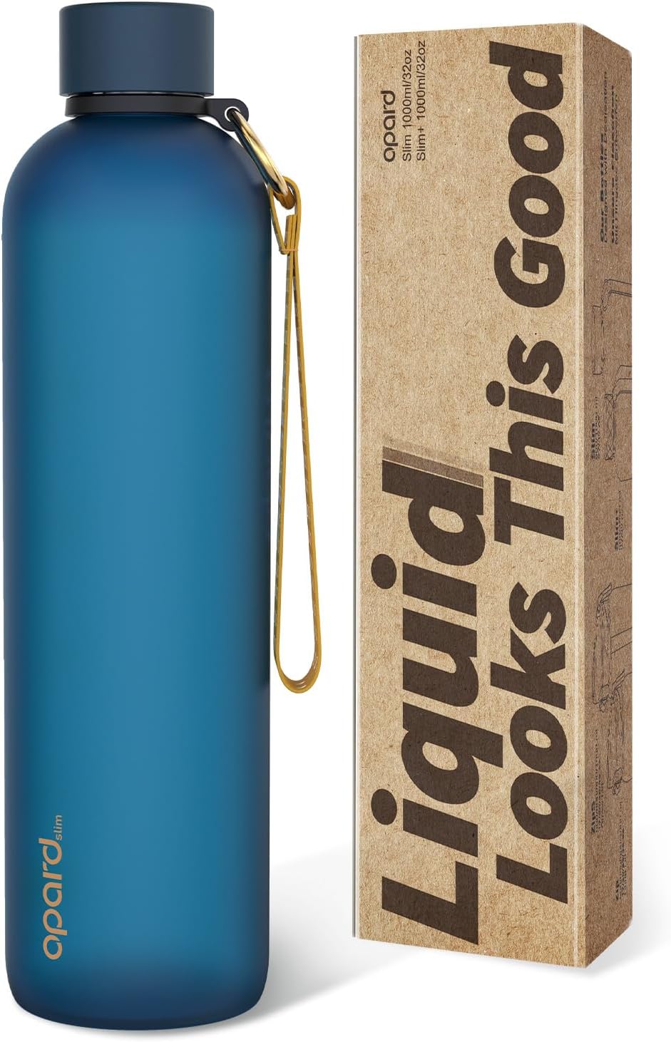 Detalle de Opard Slim Trinkflasche 1 l für Sprudel