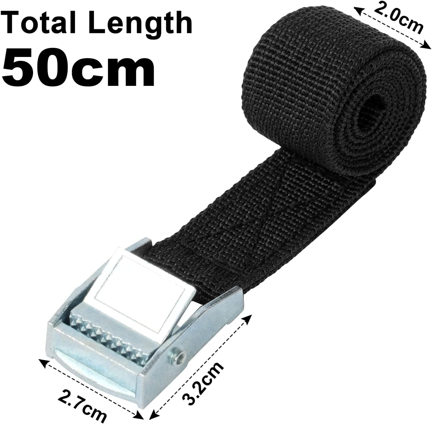 Detalle 2 de URAQT 10 Pz Cinghie di Tensione 0,5 m 500 kg