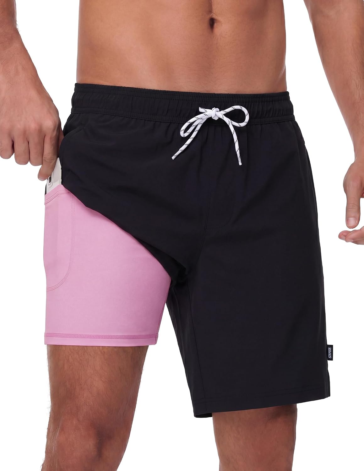Detalle 2 de Sixfish Men's Swim Trunks, 7-Inch